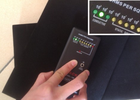 防靜電EVA內(nèi)襯為什么是黑色的？